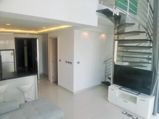 Wongamat Tower Duplex 1 Bed Condo for Sale