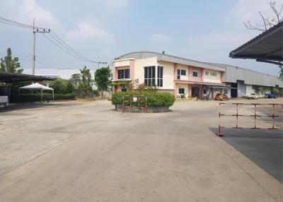 Land for sale with factory, 8 rai, Tamru-Bang Phli Road, Phraeksa Mai , Mueang , Samut Prakan.