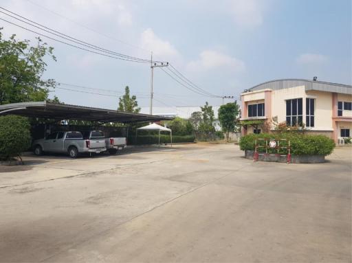 Land for sale with factory, 8 rai, Tamru-Bang Phli Road, Phraeksa Mai , Mueang , Samut Prakan.