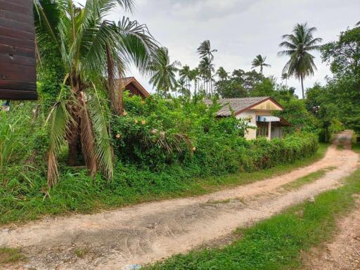 Land for sale 1 rai 3 ngan 63 square wa, Thaweerat Phakdi Road, Maenam , Koh Samui , Surat Thani