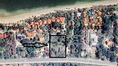 Land for sale 1 rai 3 ngan 63 square wa, Thaweerat Phakdi Road, Maenam , Koh Samui , Surat Thani