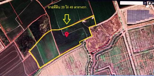 Land for sale 20 rai , Chang Lek , Bang Sai , Phra Nakhon Si Ayutthaya.