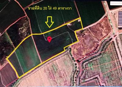 Land for sale 20 rai , Chang Lek , Bang Sai , Phra Nakhon Si Ayutthaya.