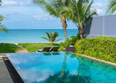 Absolute Oceanfront Luxury Villa for Sale in Natai Beach