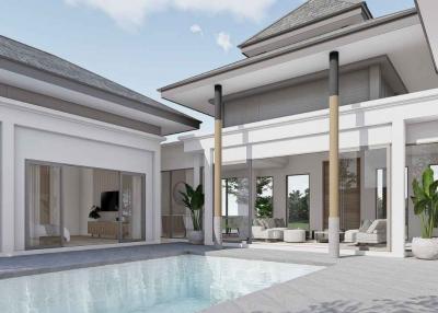 New 3 Bedroom Pool Villa in Chalong