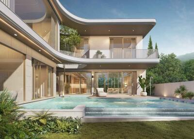 Luxurious Pool Villa for Sale Near Naiharn Beach
