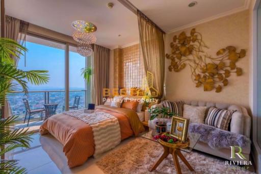 Studio Condo in The Riviera Wong Amat Beach Wongamat C009873