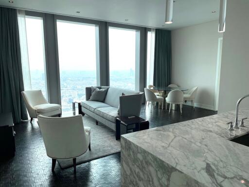 For RENT : The Ritz - Carlton Residences at MahaNakhon / 2 Bedroom / 3 Bathrooms / 135 sqm / 150000 THB [10960517]