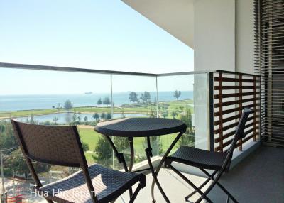 **Rent reduced!**Nice Sea and Golf Course View 2 Bedroom Unit at The End of Khao Takiab