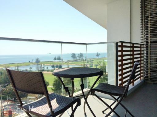 **Rent reduced!**Nice Sea and Golf Course View 2 Bedroom Unit at The End of Khao Takiab