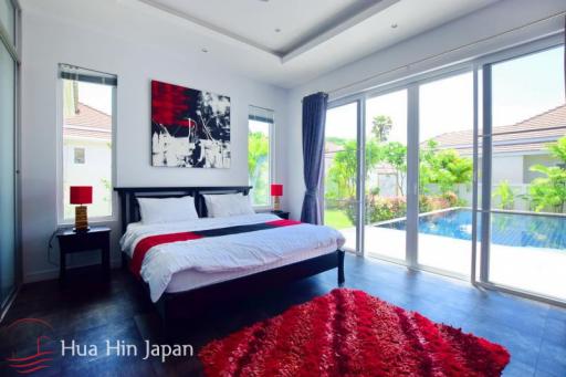 Stylish 3 Bedroom Pool Villa in popular Red Mountain project off Soi 88