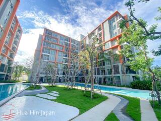New 2 Bedroom Condominium unit for Sale within Walking Distance to Bluport Shopping Mall in Hua Hin