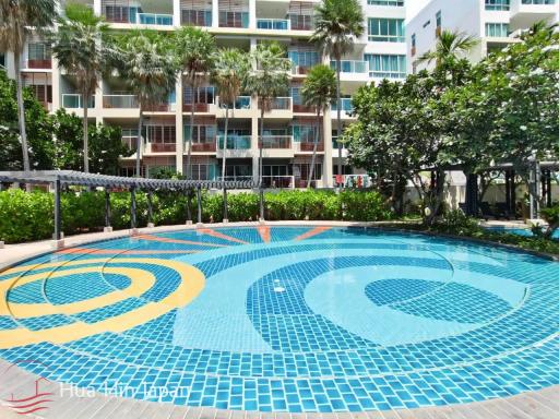 **Price Reduced!**  Pool and Mountain View 2 Bedroom Condominium for Sale near Khao Takiab Beach, Hua Hin (Completed, Fully Furnished)