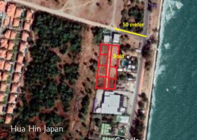 Prime Plot only 50 meter from Pak Nam Pran Beach
