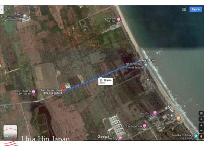 3 Rai Land only 800 meter from Dolphin Bay Beach