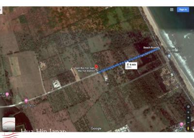 6 Rai Land only 500 meter from Dolphin Bay Beach