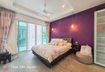 Super Modern 4 Bedroom Pool Villa on 1 Rai Land near the Town (Completed, Fully Furnished)