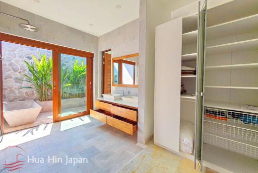 Very Solid Modern Bali Style Mansion Near Khao Kalok Beach (fully furnished, newly completed)