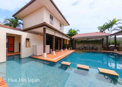 **Hot Sale!!** Balinese Style Large 5 Bedroom (+ 2 story art atelier) Villa only 6 km from Hua Hin Centre for Sale