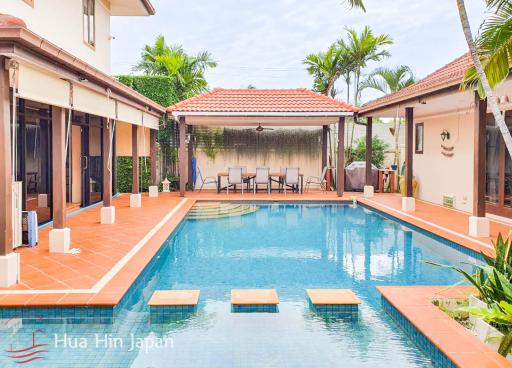 Hot Sale!! Spacious Balinese-Style 5-Bedroom Villa with 2-Story Art Atelier, Just 6 km from Hua Hin Centre for Sale