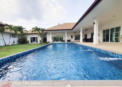 **Price Reduced!**  Lovely 4 Bedroom Pool Villa with Good Access to Hua Hin Town and Black Mountain (Completed)