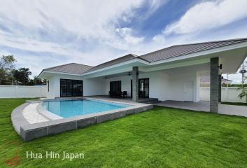Top Quality Solid 3 Bedroom Pool Villa for Sale near Black Mountain and Hua Hin International School (Off plan)
