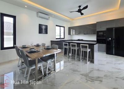 Top Quality Solid 3 Bedroom Pool Villa for Sale near Black Mountain and Hua Hin International School (Off plan)