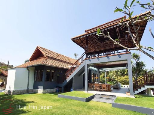 Resort Style 4 Bedroom Sea View Villa on Very Large Plot on Soi 116