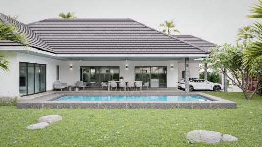 Top Quality Energy Saving Pool Villa near Black Mountain (off plan)