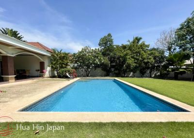 Very Solid 3 Bedroom Pool Villa on Large Plot near Downtown Hua Hin