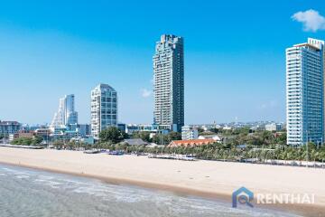 Aeras beach front jomtien 1 bedroom 45 sq.m. direct sea view