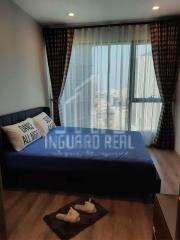 For Rent 2 Bed 1 Bath Condo Ideo Mobi Asoke close to MRT Phetchaburi