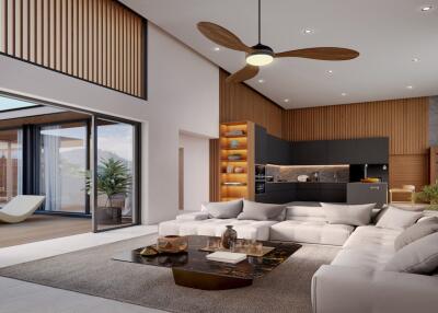 3-Bedrooms Tropical Modernism Designed Villa