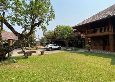 7 bed teakwood house for rent in Tha Sala, Chiang Mai