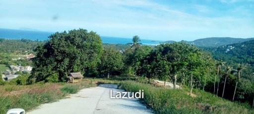 Sea View Mountain land for sale in Lipa Noi