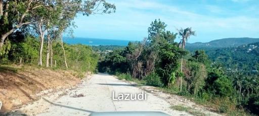 Sea View Mountain land for sale in Lipa Noi