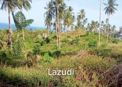 Sea View Mountain land for sale in Lipa Noi