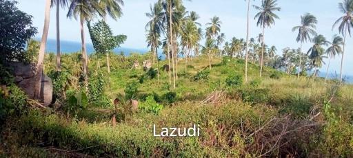 Sea View Mountain land for sale in Lipa Noi