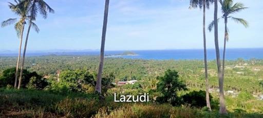 Sea View Mountain land for sale in Lipa Noi