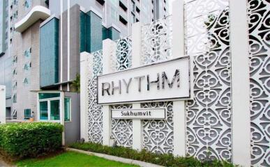 2 Bedrooms 2 Bathrooms Size 65sqm. Rhythm Sukhumvit 50 for Rent 39,000 THB