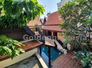 3-Bedrooms Thai Style Modern House with private pool in secure compound - Ekkamai BTS