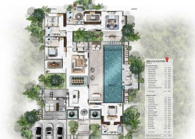 4 Bedroom Pool Villa with 1 Rai Land Plot in Layan