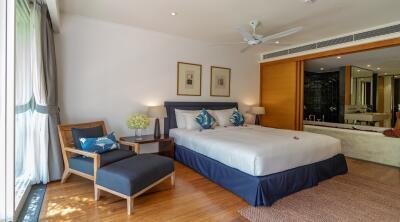 The two-bedroom residence condo near the beach