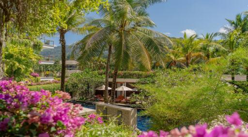 The two-bedroom residence condo near the beach