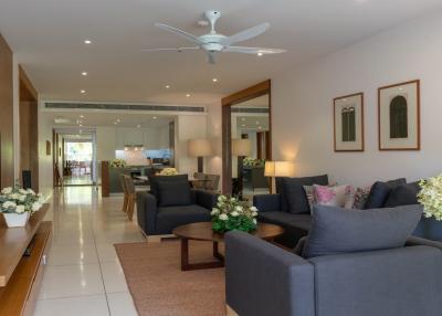 The two-bedroom residence condo near the beach