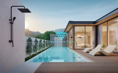 Modern Tropical 3-4 Bedrooms pool villa for sale at Baan Pon, Thalang, Phuket.