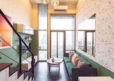 1 bed Duplex in Ideo Morph 38 Phra Khanong Sub District D015000