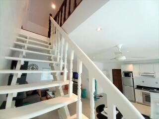 2Storey White Apartment For Sale in Pratumnak