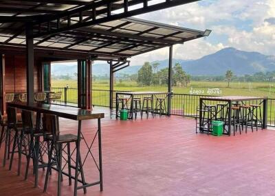 Business with a beautiful land for sale in Sankampaeng Chiangmai