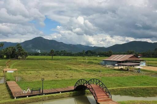 Business with a beautiful land for sale in Sankampaeng Chiangmai